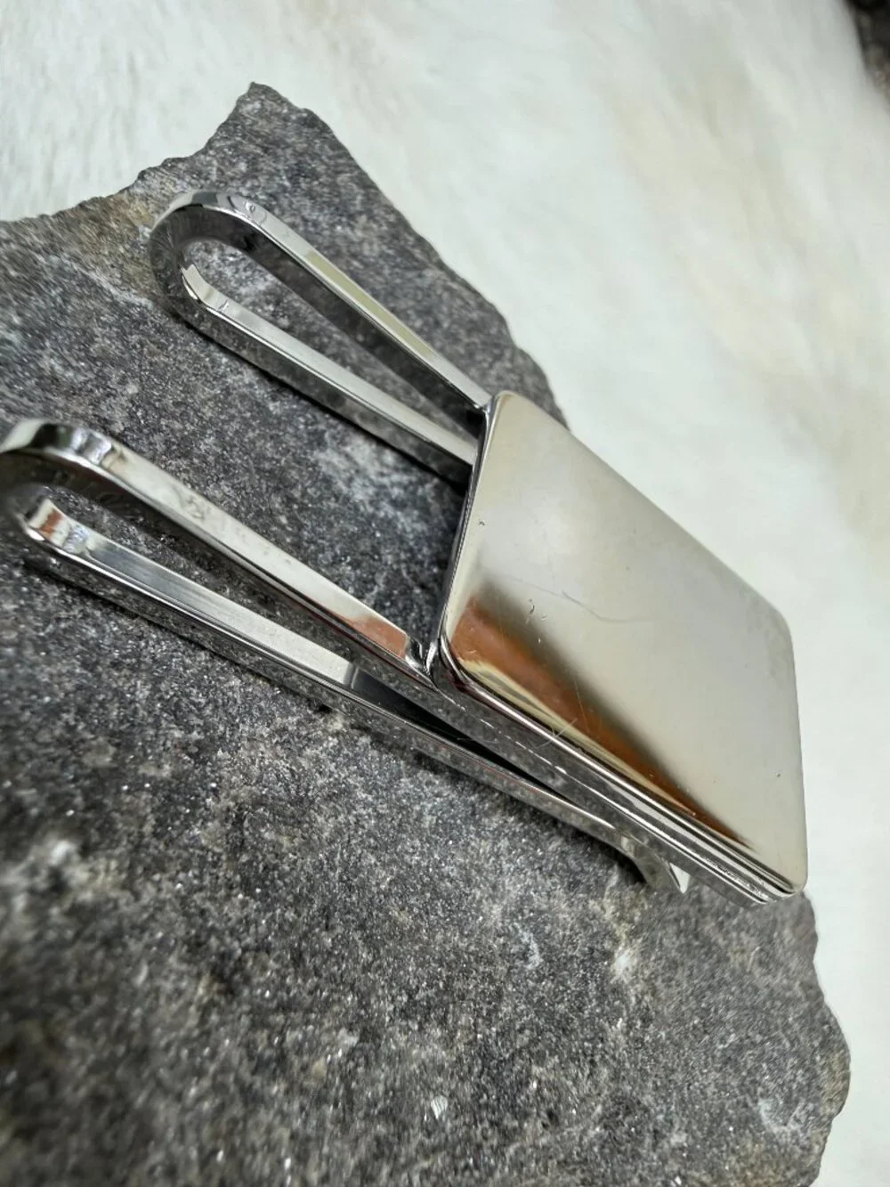 Vintage Hadley Silver Tone Money Clip 2